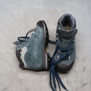 Zamberlan Womens 6 Hiking Boots Blue Trackmaster GTX Suede Waterproof Trekking